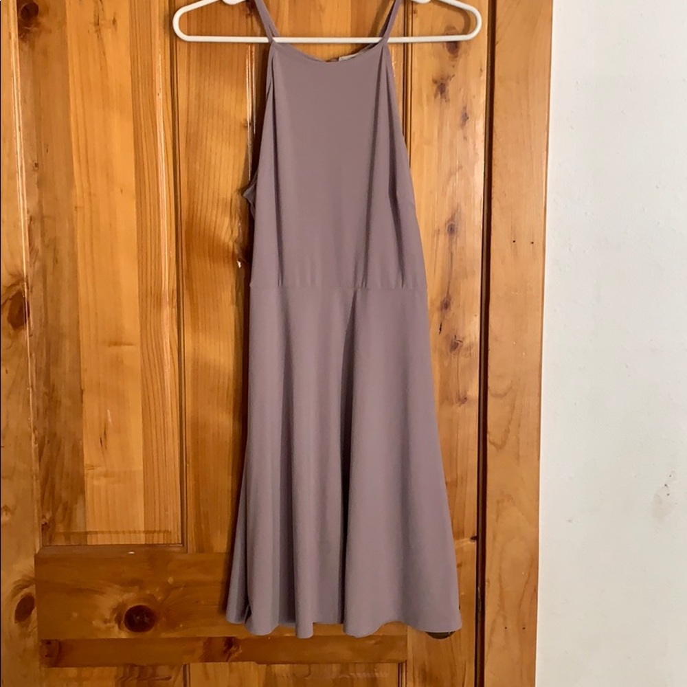 Scoop neck dress